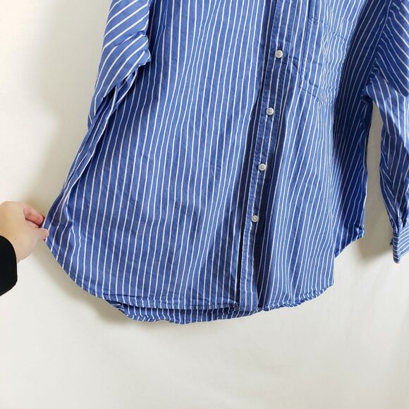 J.Crew Etienne Oversized Shirt Womens M Preppy Scandi Clean Girl Academia - Picture 3 of 10